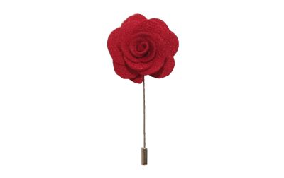 Red Flower/Rose Lapel Pin