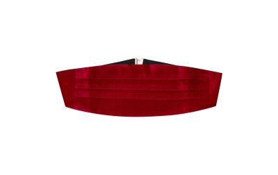 Red Velvet Cummerbund