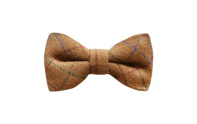 Heritage Check Rustic Brown Bow Tie