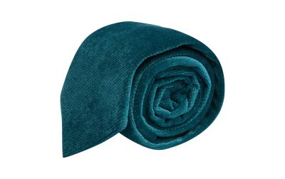 Teal Blue / Green Textured Velvet Tie