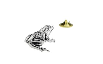 Frog Pewter Lapel Pin