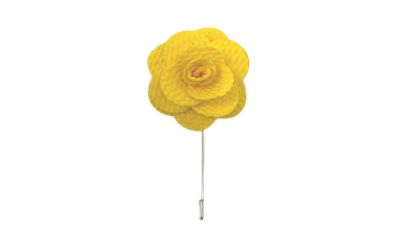 Yellow Flower/Rose Lapel Pin