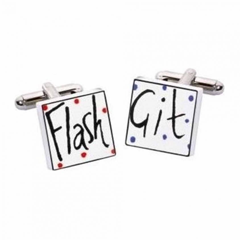 Flash Git Cufflinks by Sonia Spencer