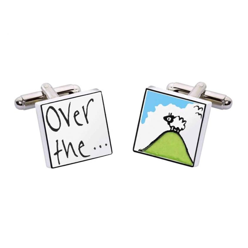 Over the Hill Cufflinks by Sonia Spencer