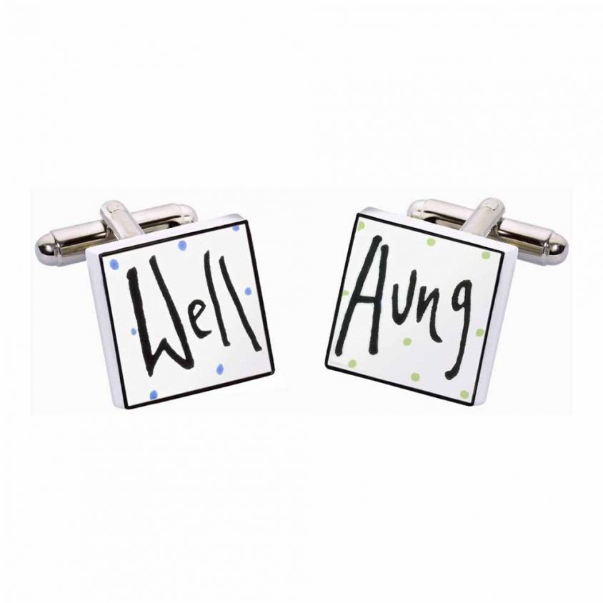 Well Hung Cufflinks by Sonia Spencer