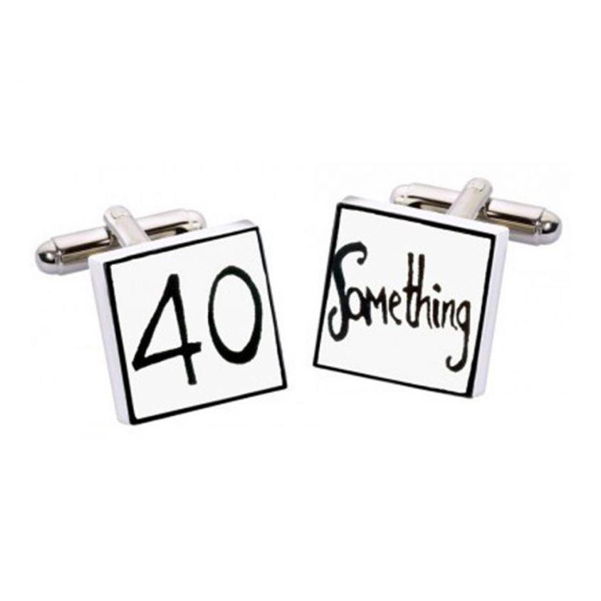 40 Something Cufflinks by Sonia Spencer