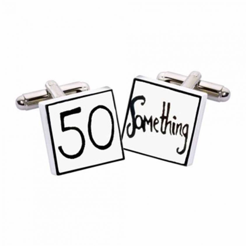 50 Something Cufflinks by Sonia Spencer