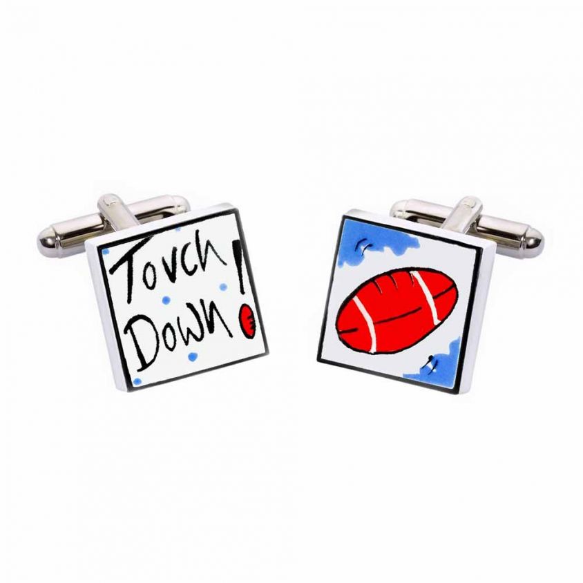 Touch Down Cufflinks by Sonia Spencer