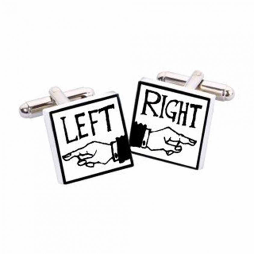 Right/Left Cufflinks by Sonia Spencer