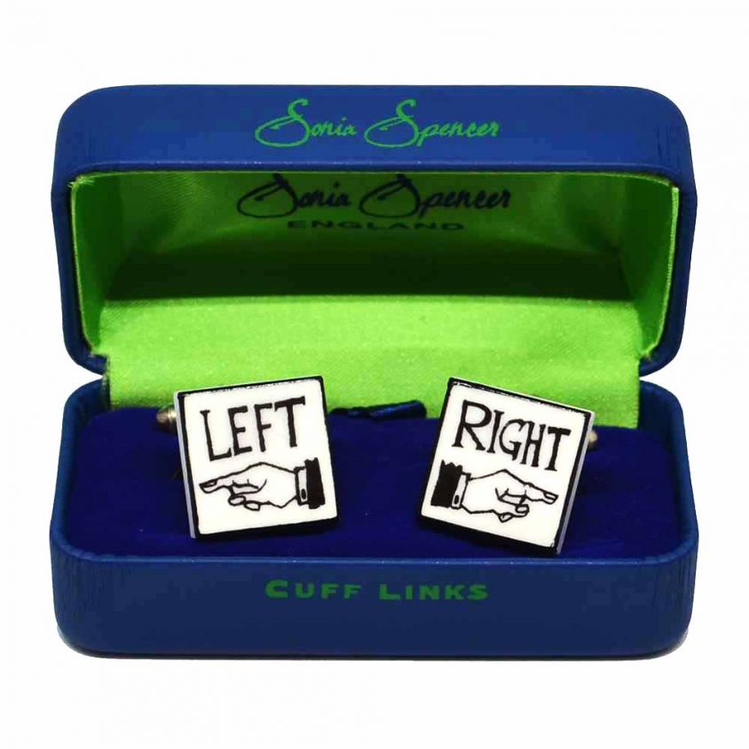 Right/Left Cufflinks by Sonia Spencer