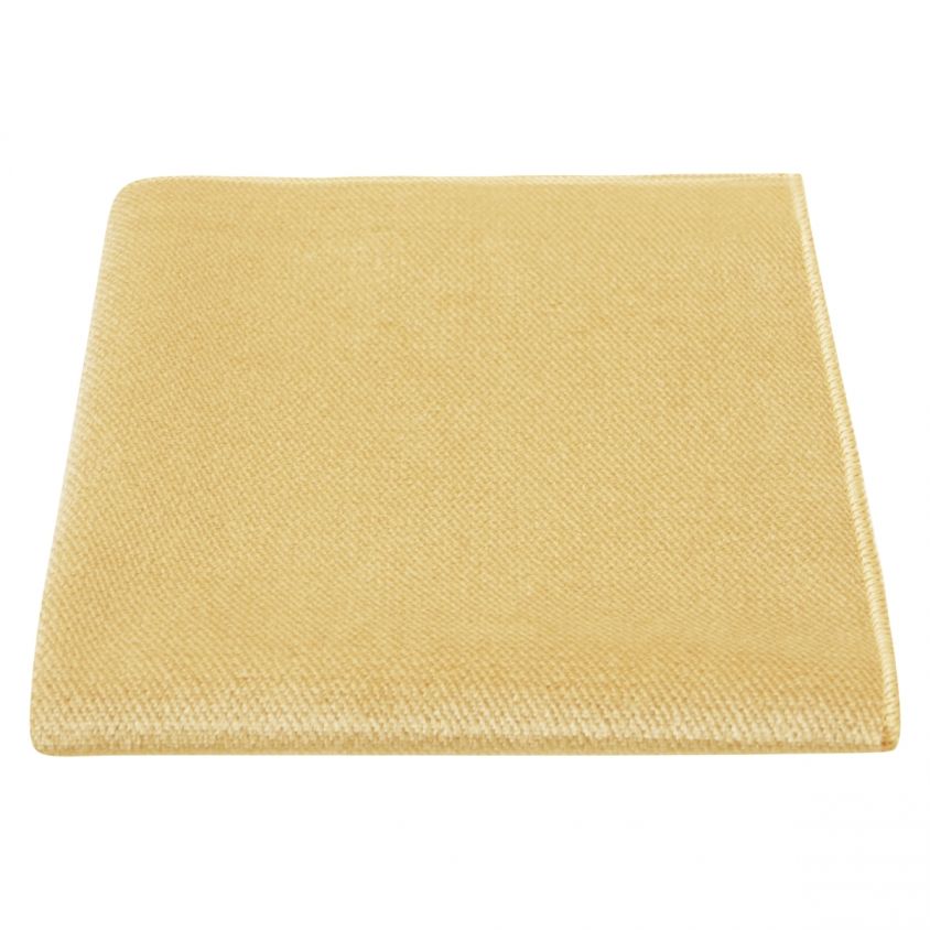 Heritage Gold Textured Velvet Pocket Square