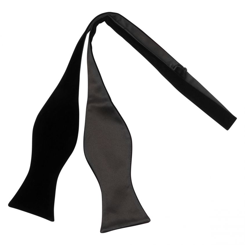 Black Velvet Self-Tie Bow Tie