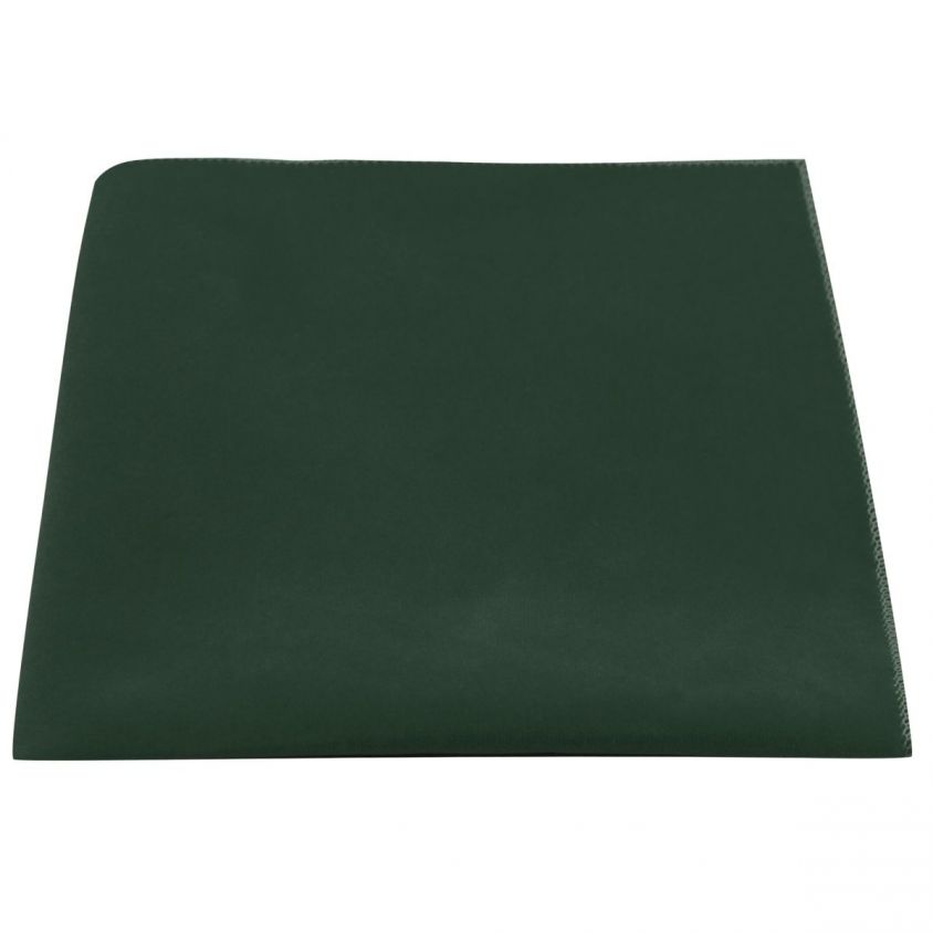 Dark Green Velvet Pocket Square