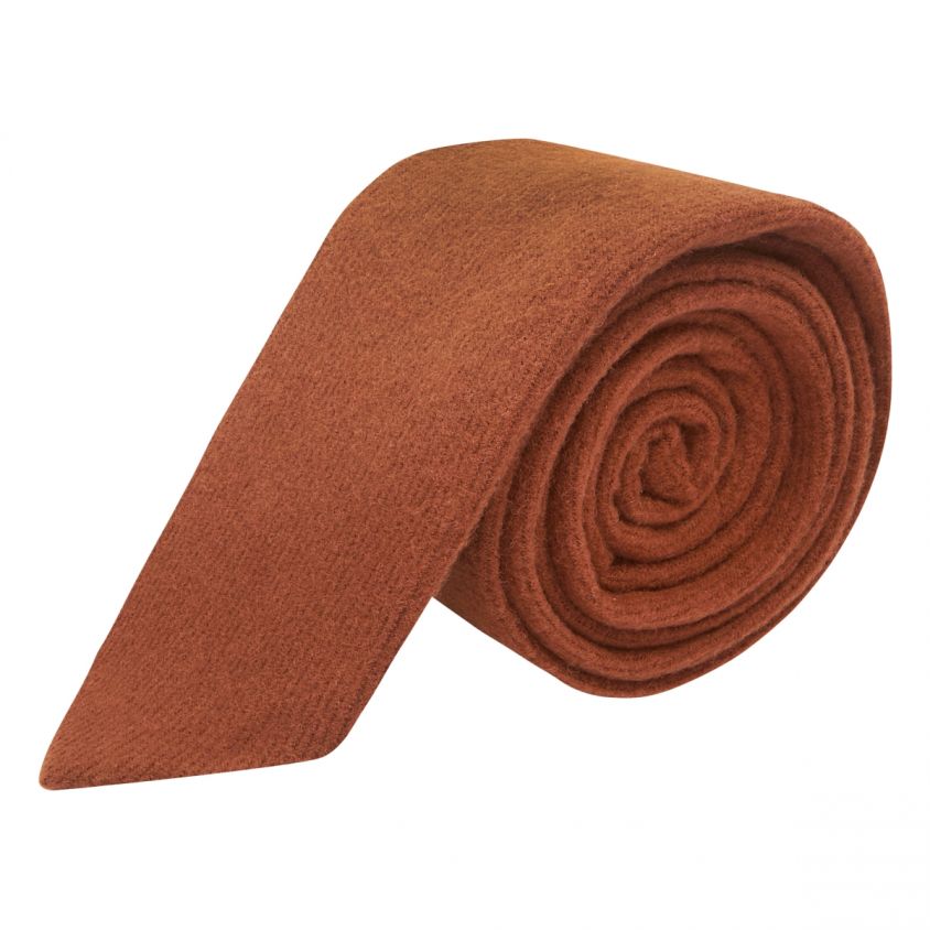 Caramel Brown Donegal Tweed Tie