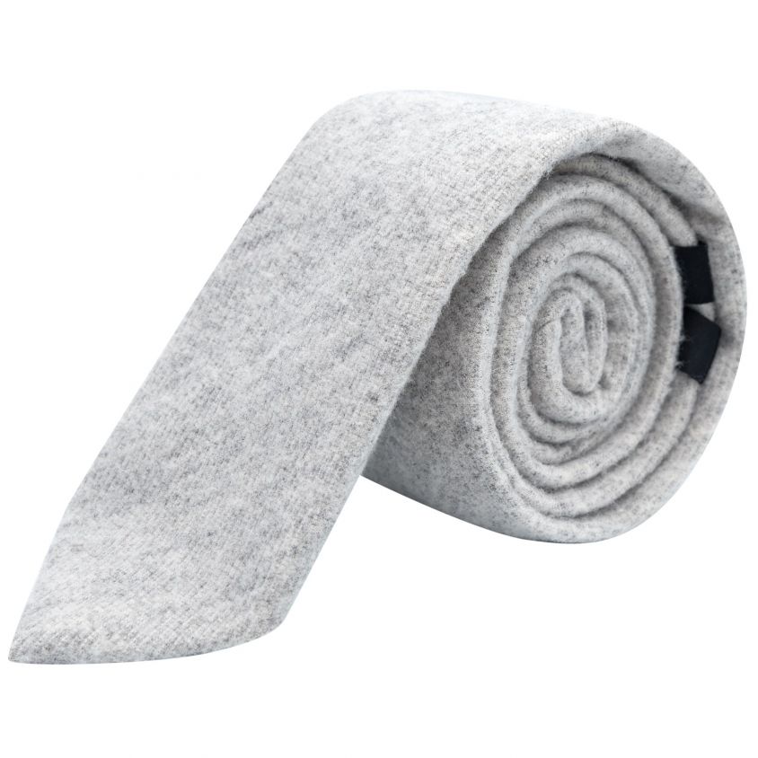 Light Grey Donegal Tweed Tie
