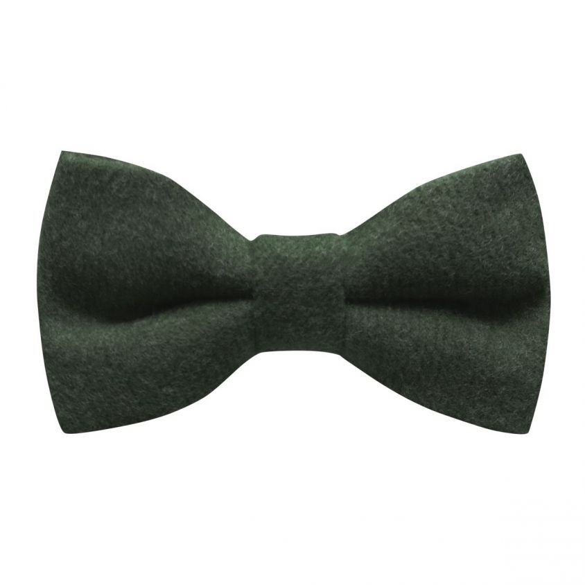 Hunter Green Donegal Tweed Bow Tie