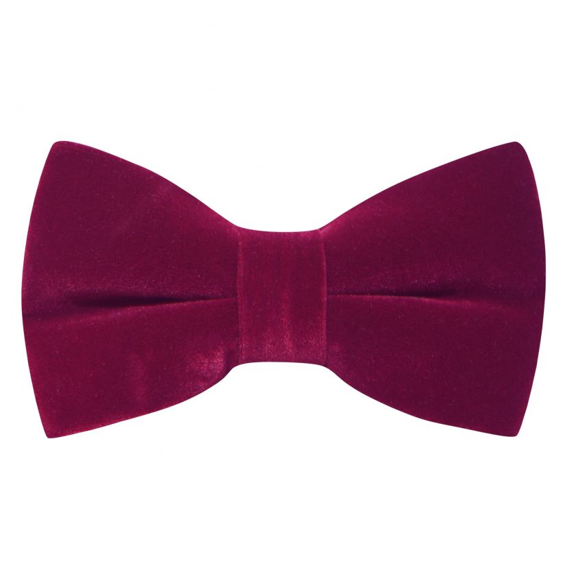 Morrocan Red Velvet Bow Tie