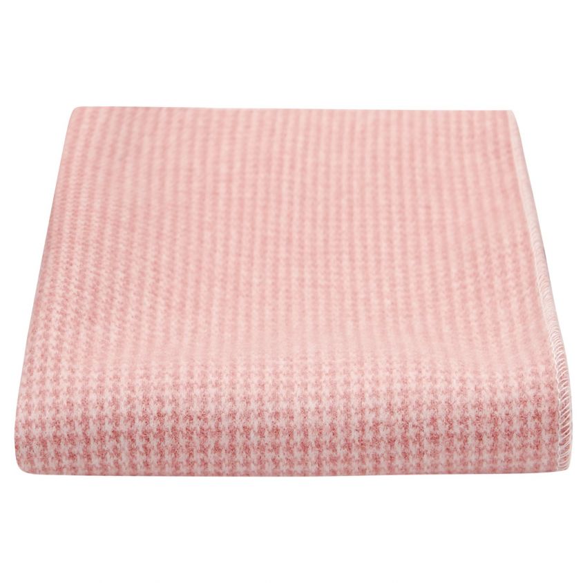 Pink Micro Dogtooth Pocket Square