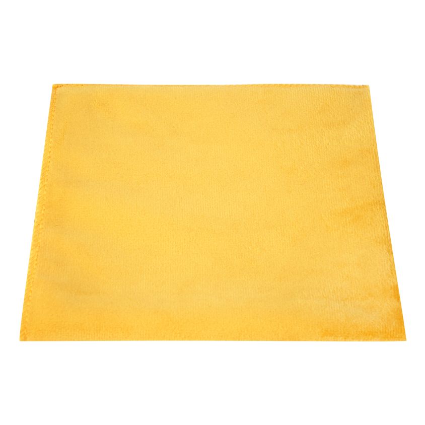Mustard Yellow Velvet Pocket Square