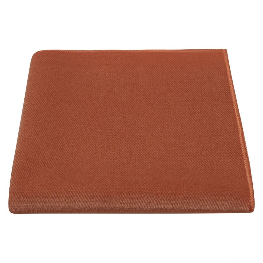 Bronze Textured Velvet Pocket Square
