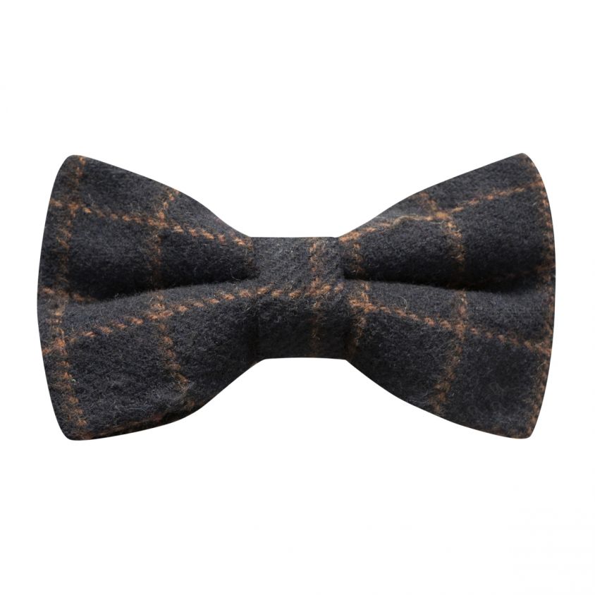 Oxford Blue Tattersall Check Bow Tie