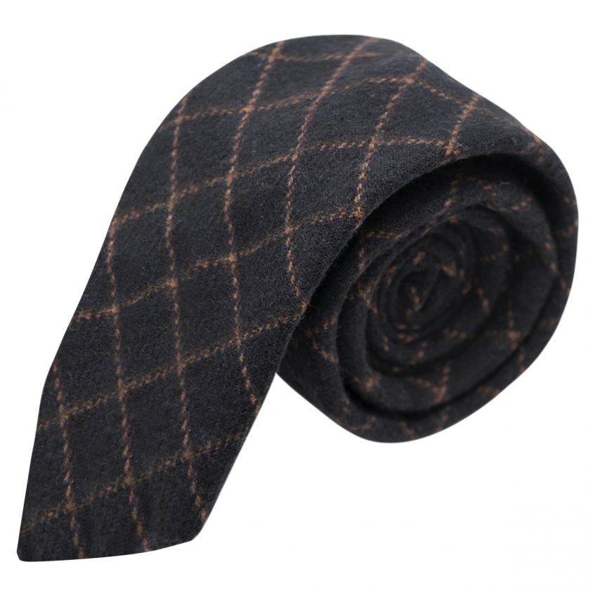Oxford Blue Tattersall Check Tie