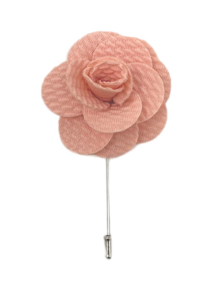 Peach Flower/Rose Lapel Pin