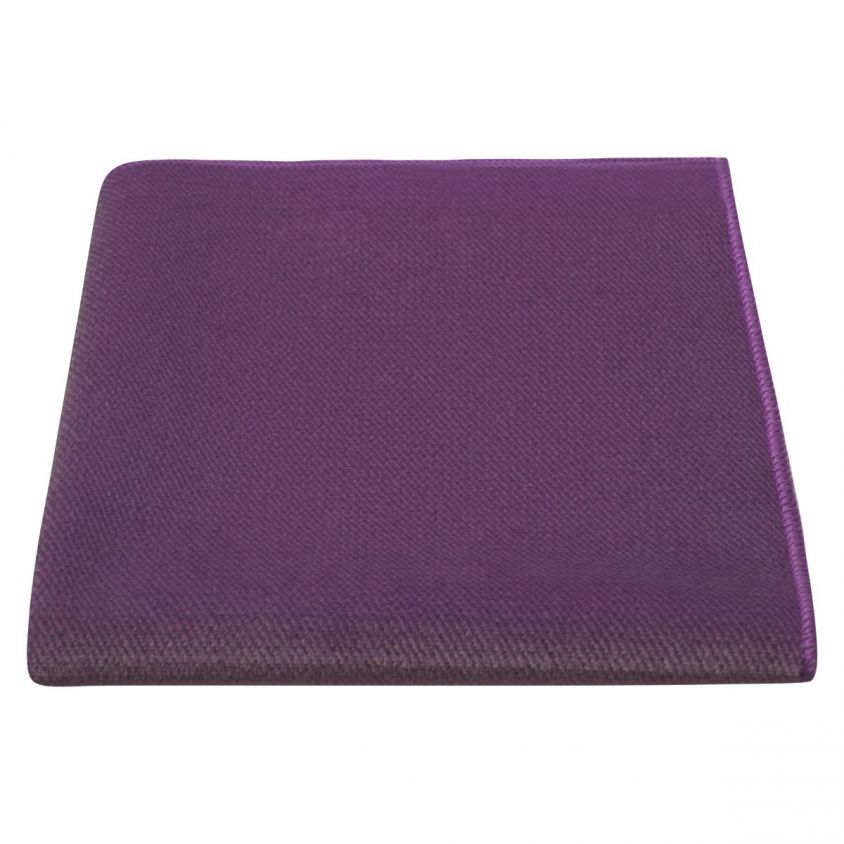 Deep Purple Textured Velvet Pocket Square
