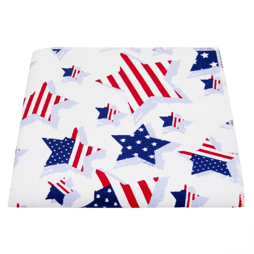 USA Stars & Stripes Design Pocket Square