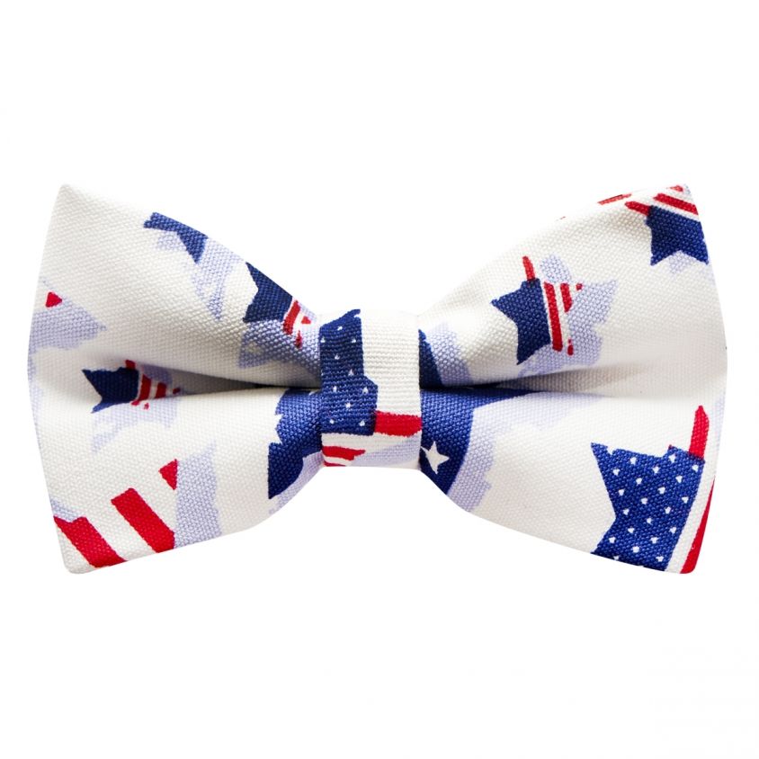 USA Stars & Stripes Design Bow Tie