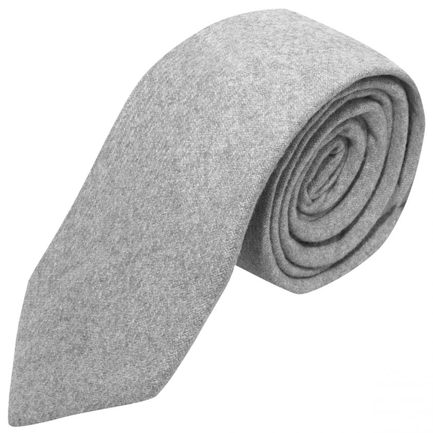 Stonewashed Medium Grey Tie
