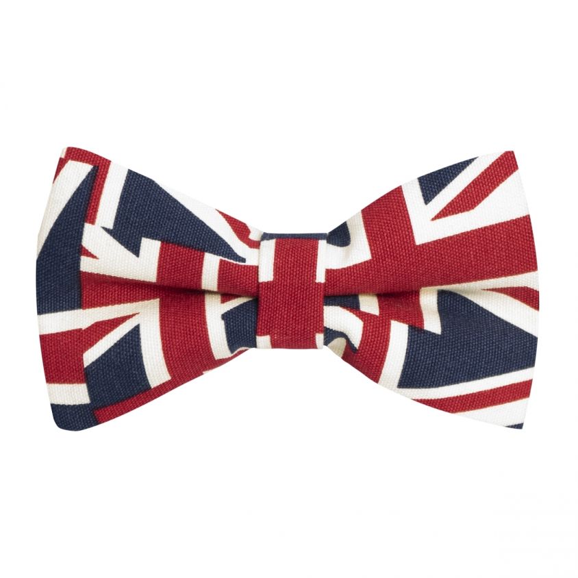 Union Jack Design Bow Tie
