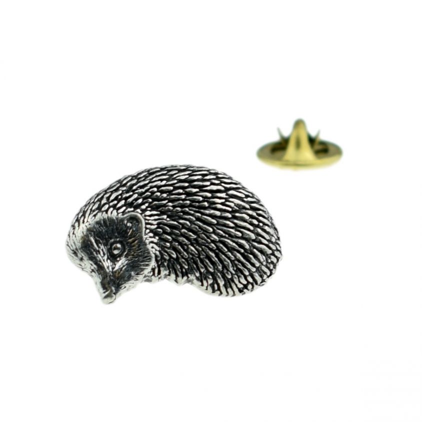 Hedgehog Pewter Lapel Pin