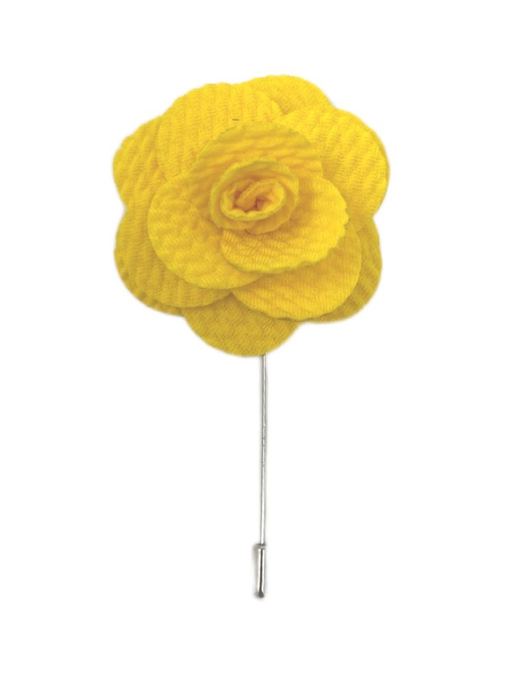 Yellow Flower/Rose Lapel Pin